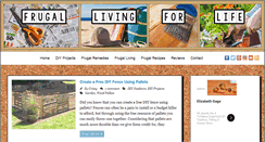 Desktop Screenshot of frugallivingforlife.com
